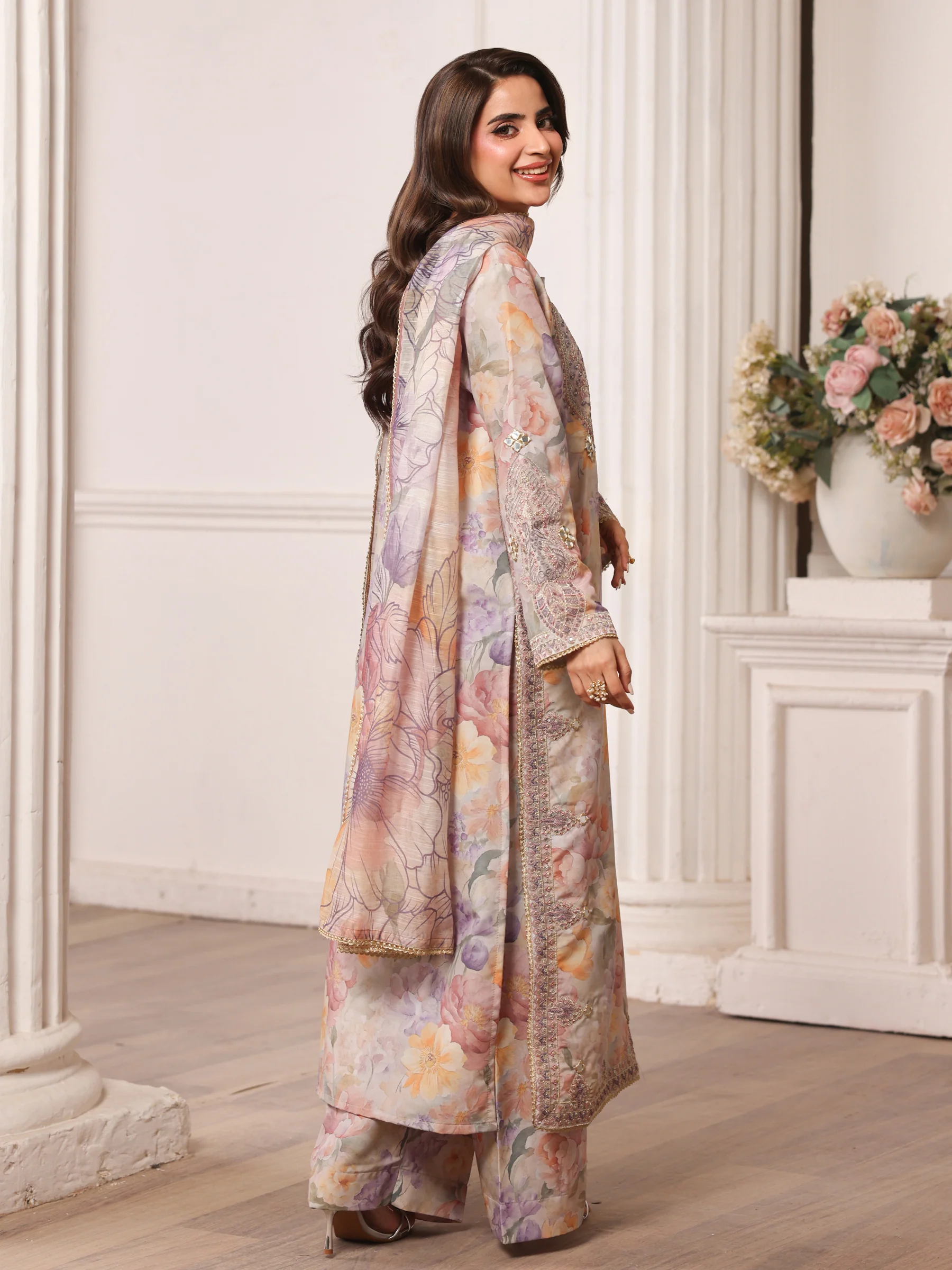 DLS-53 3PC STITCHED | UNSTITCHED - Image 4