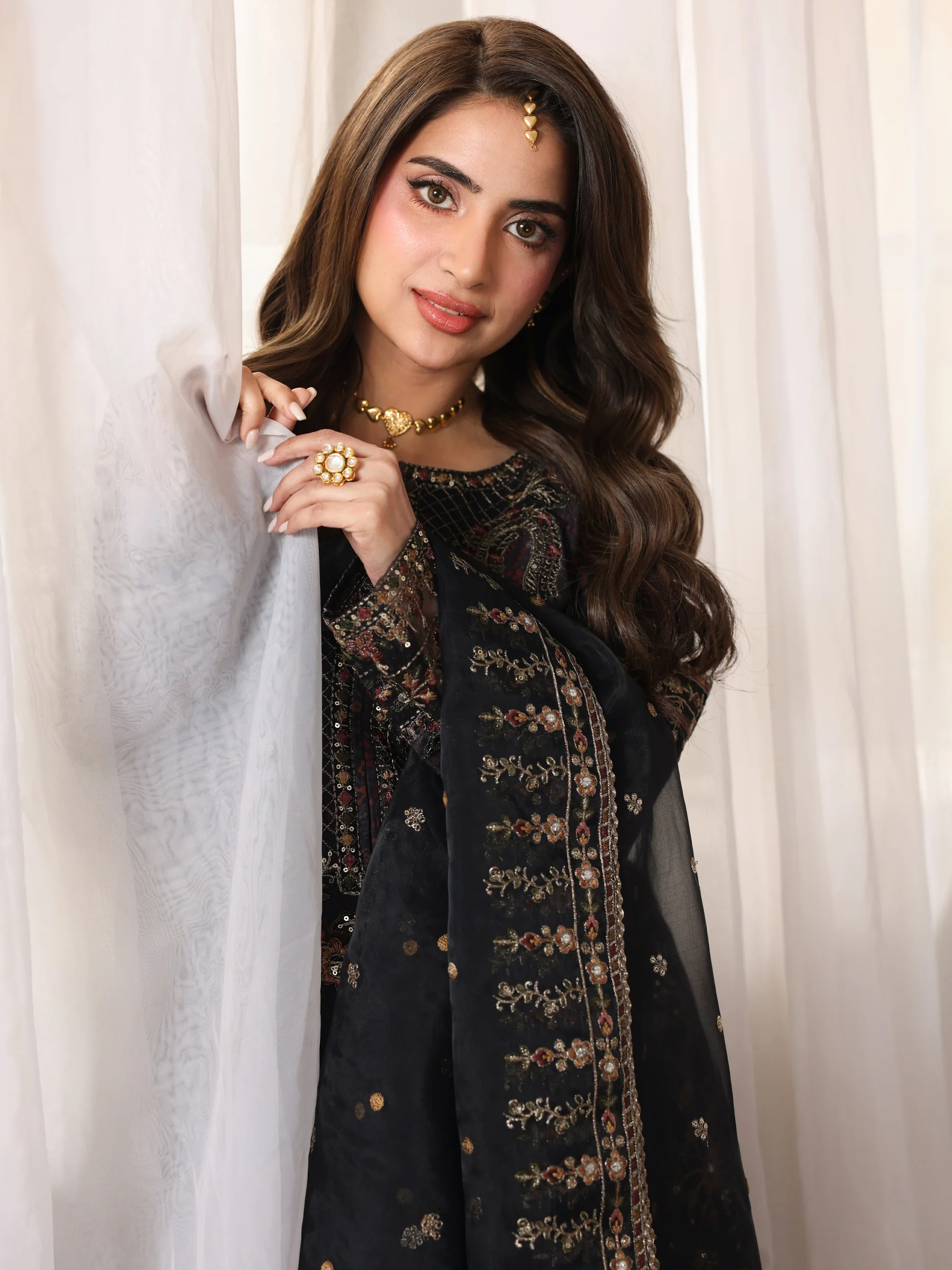 DLS-55 3PC STITCHED | UNSTITCHED - Image 11