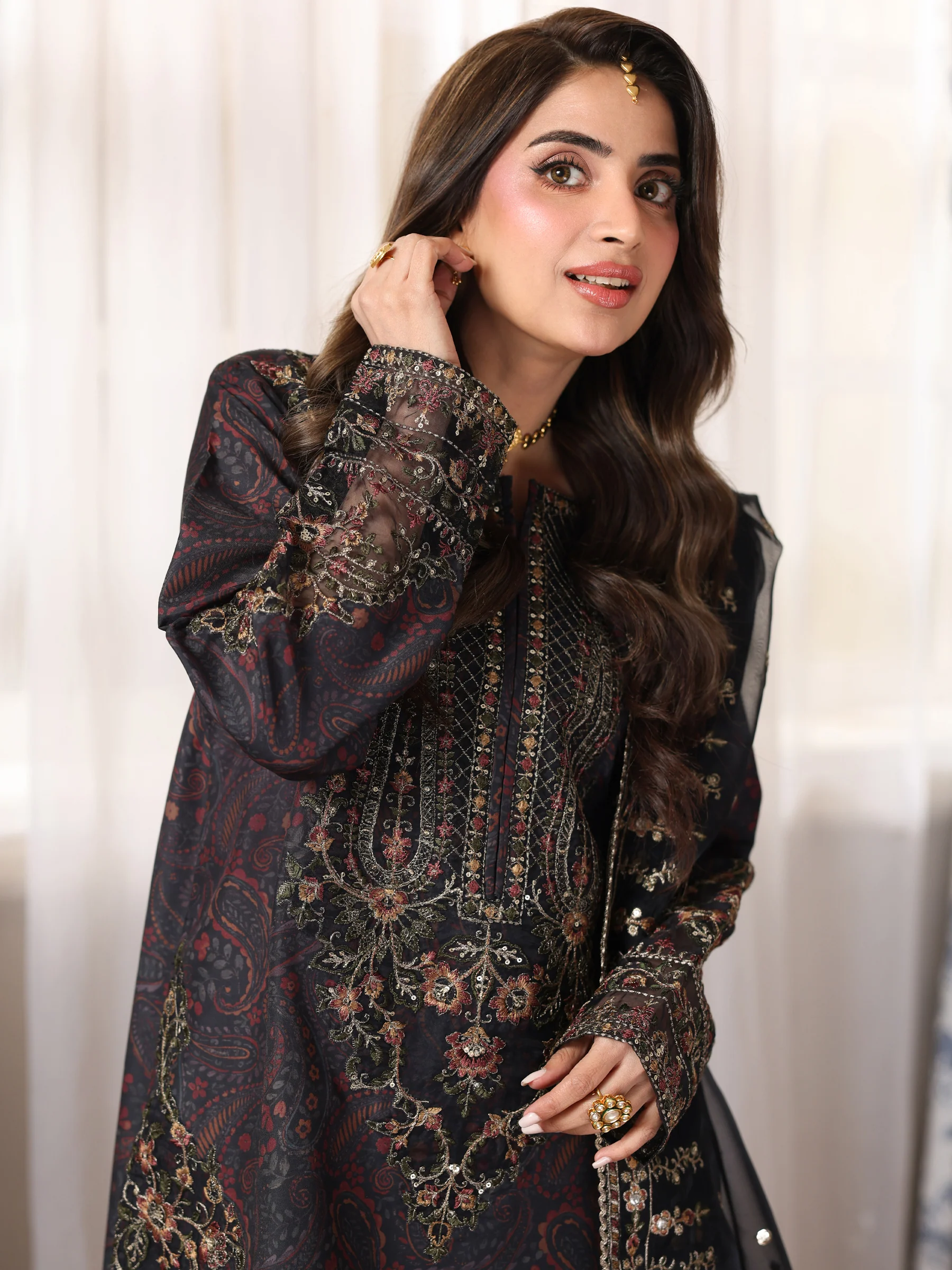 DLS-55 3PC STITCHED | UNSTITCHED - Image 3