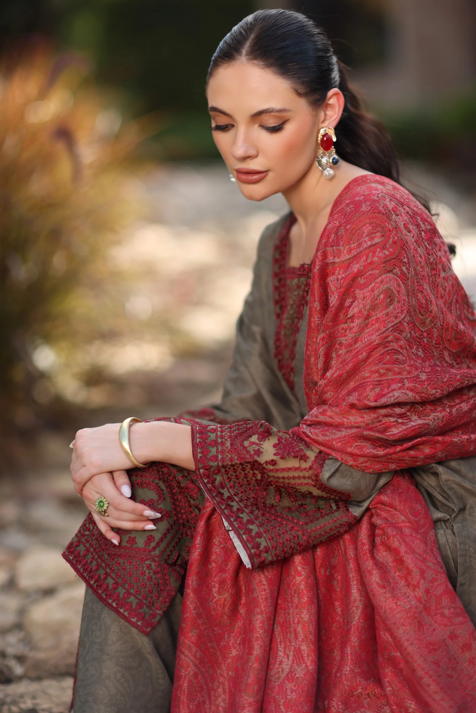 DZP-51 WINTER 3PC STITCHED | UNSTITCHED - Image 11