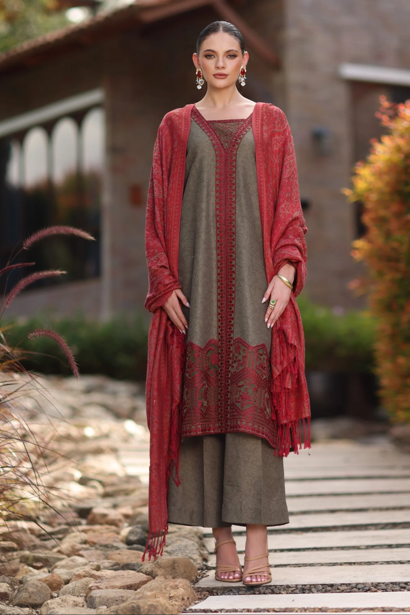 DZP-51 WINTER 3PC STITCHED | UNSTITCHED - Image 3