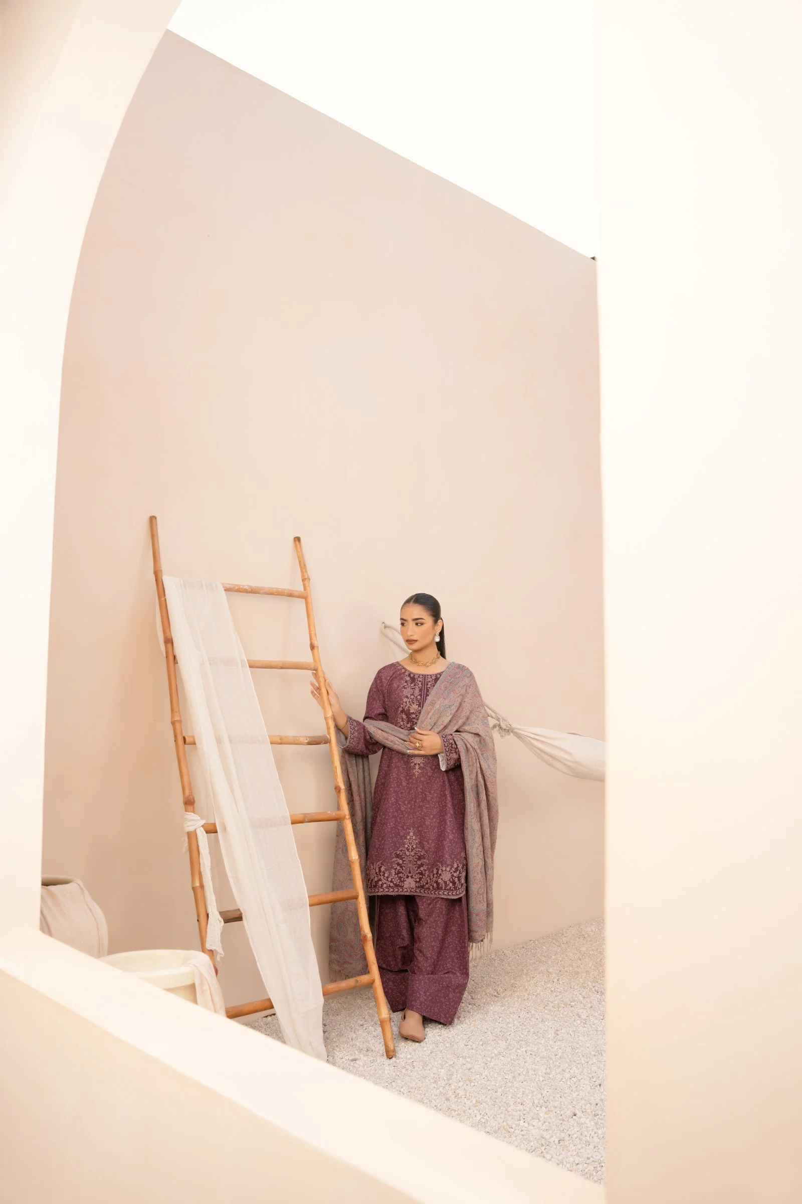 DZP-55 WINTER 3PC STITCHED | UNSTITCHED - Image 10
