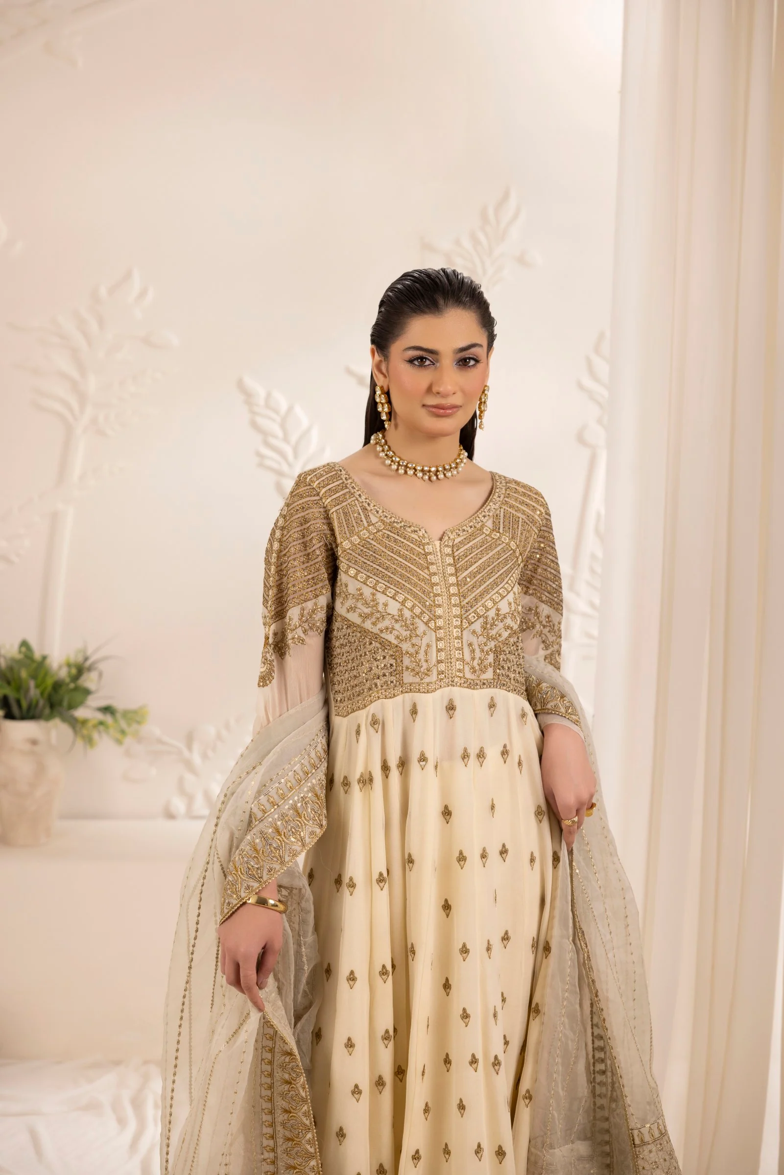 MGG-105 CHIFFON 3PC UNSTITCHED I STITCHED - Image 6