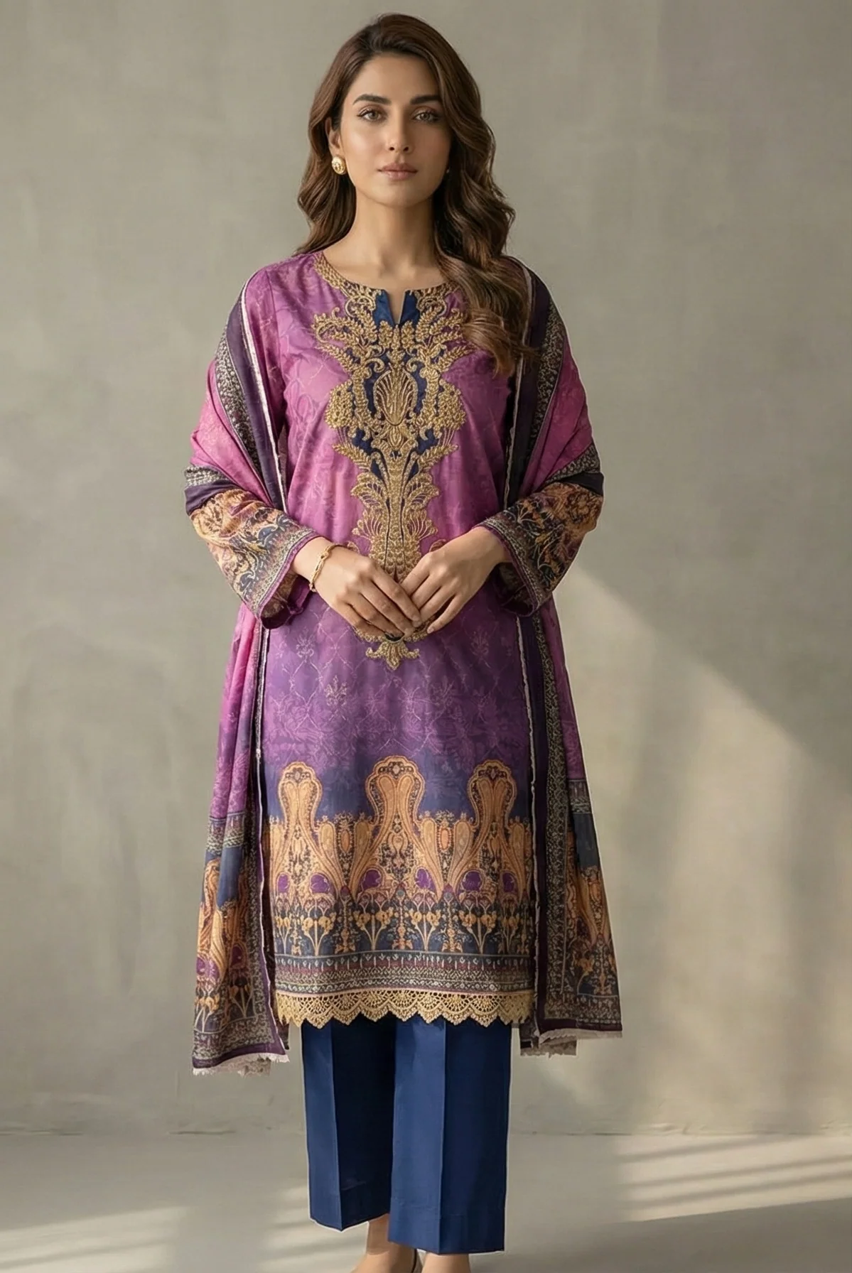 SJP-11 2PCS UNSTITCHED - Image 4