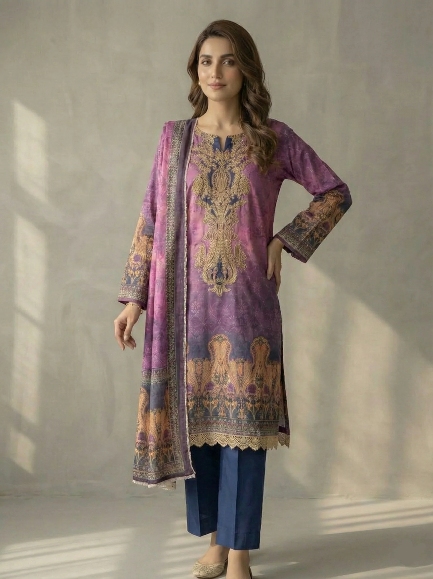 SJP-11 2PCS UNSTITCHED - Image 5
