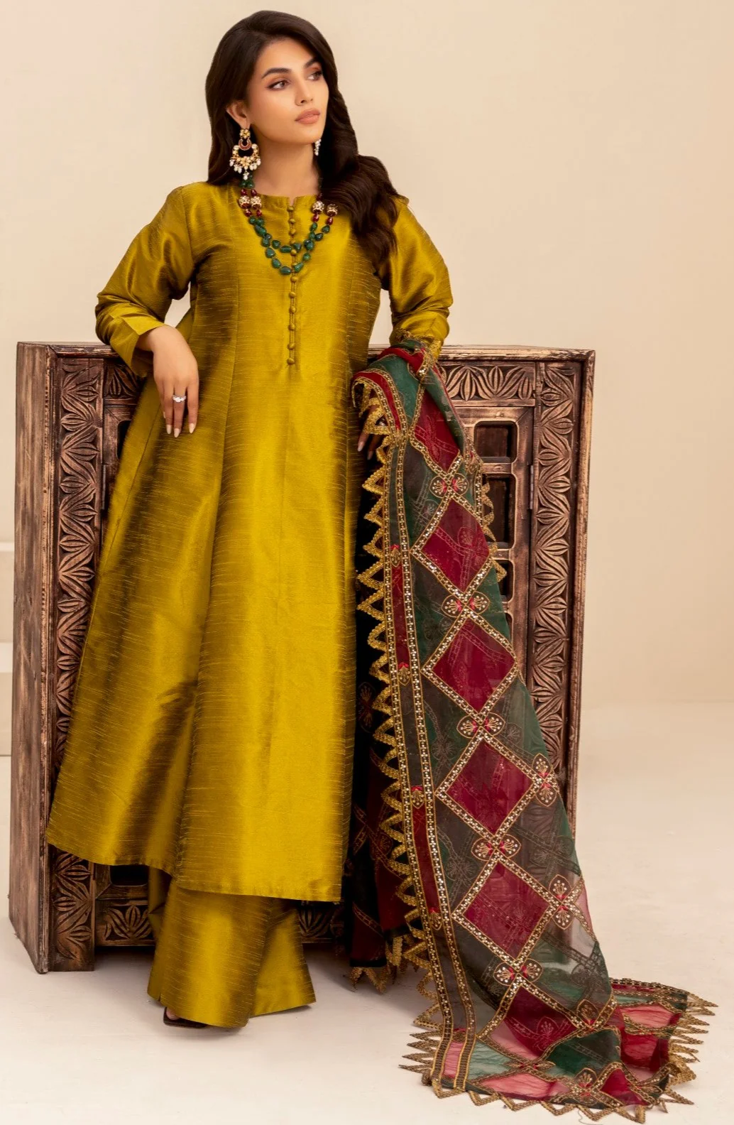 MGS-11 3Pcs Raw Silk STITCHED - Image 3