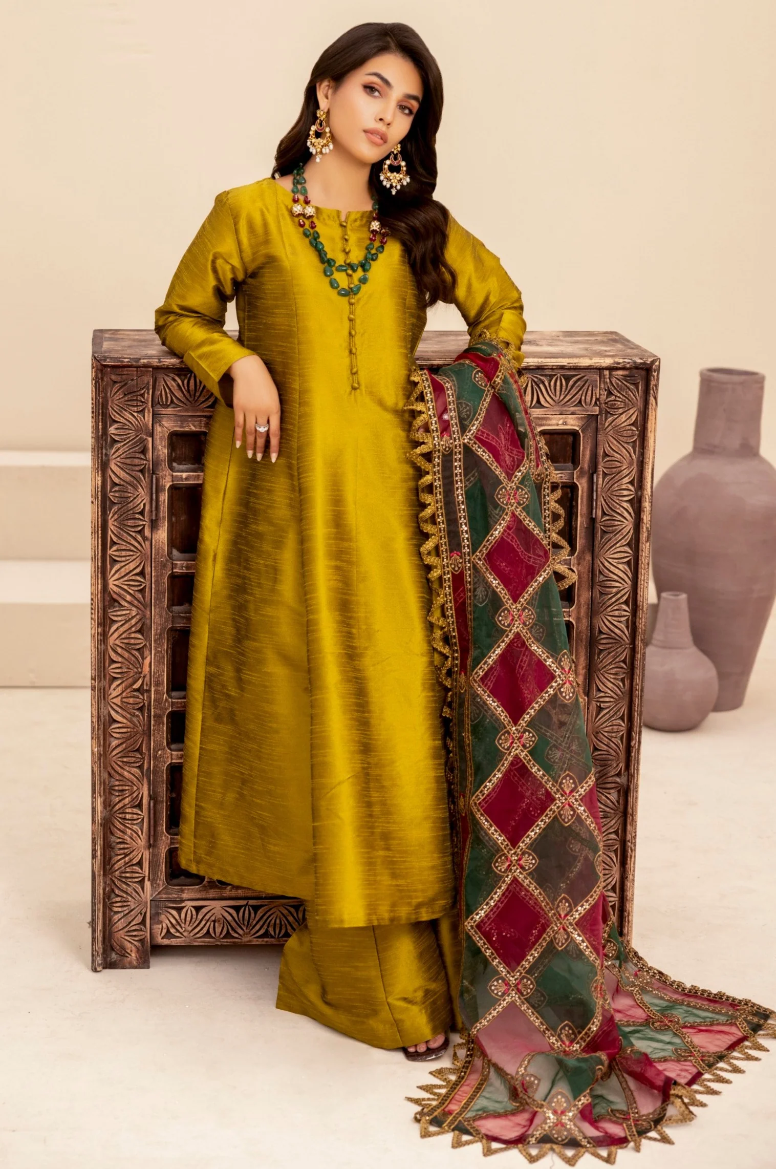 MGS-11 3Pcs Raw Silk STITCHED - Image 7