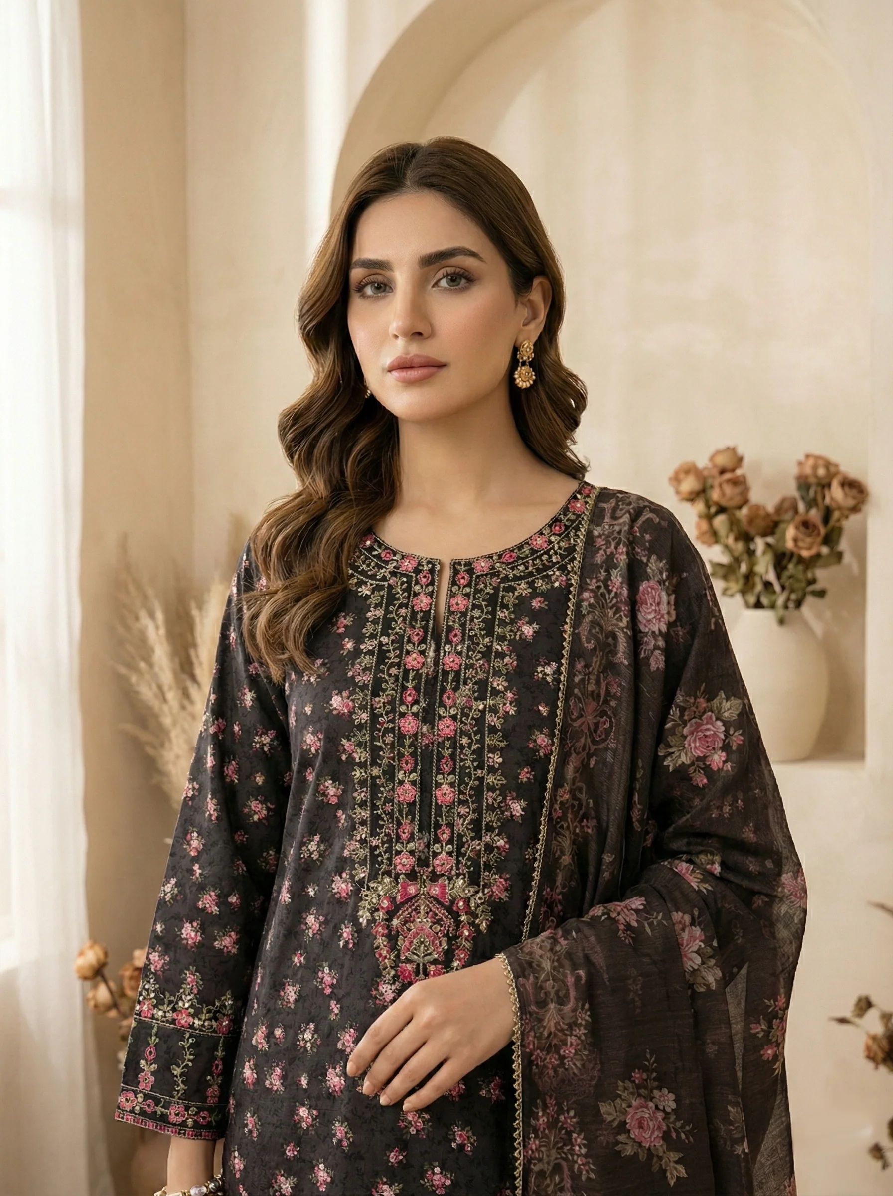 ZC-04 3PC STITCHED | UNSTITCHED - Image 4