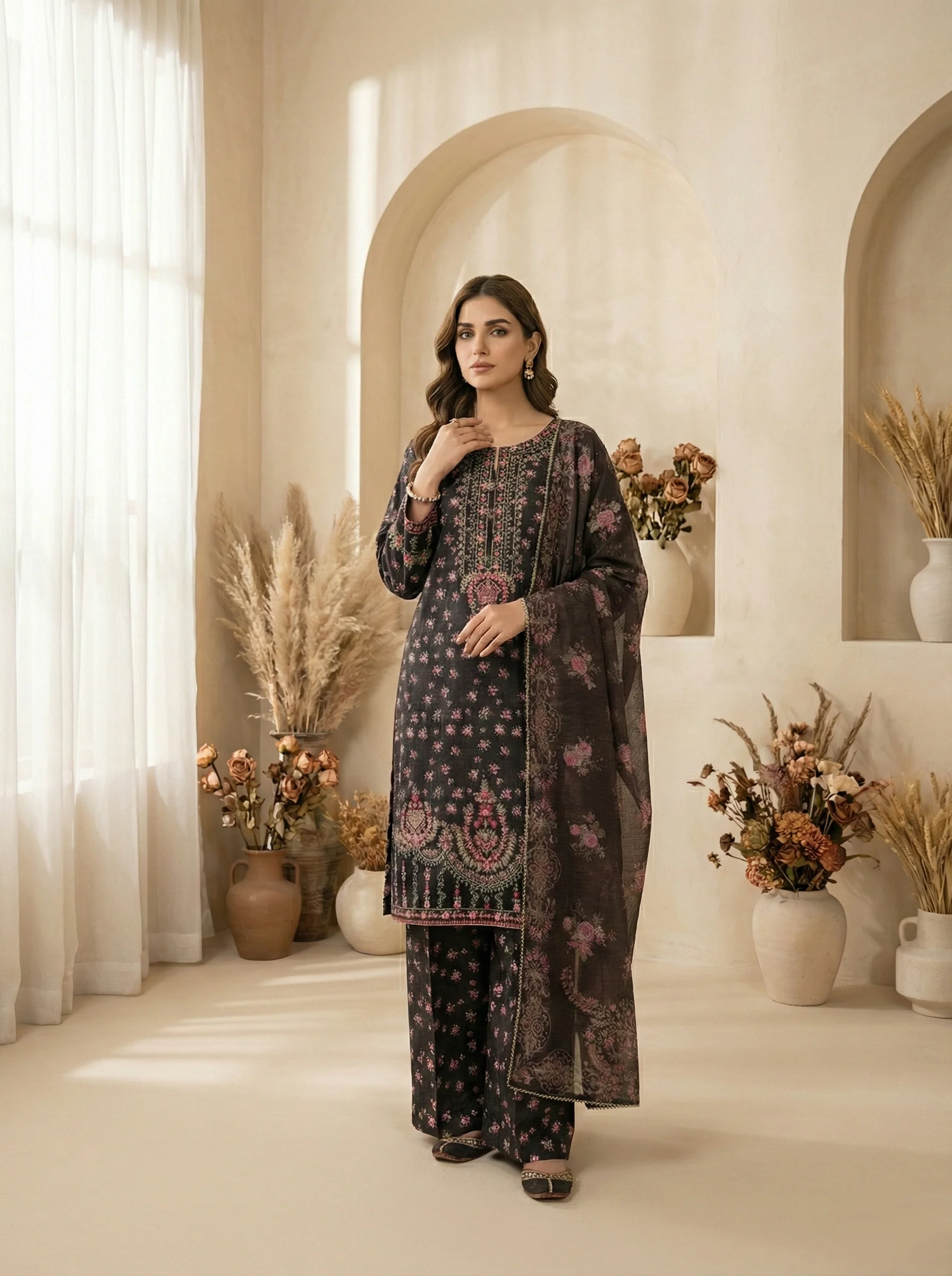 ZC-04 3PC STITCHED | UNSTITCHED - Image 6