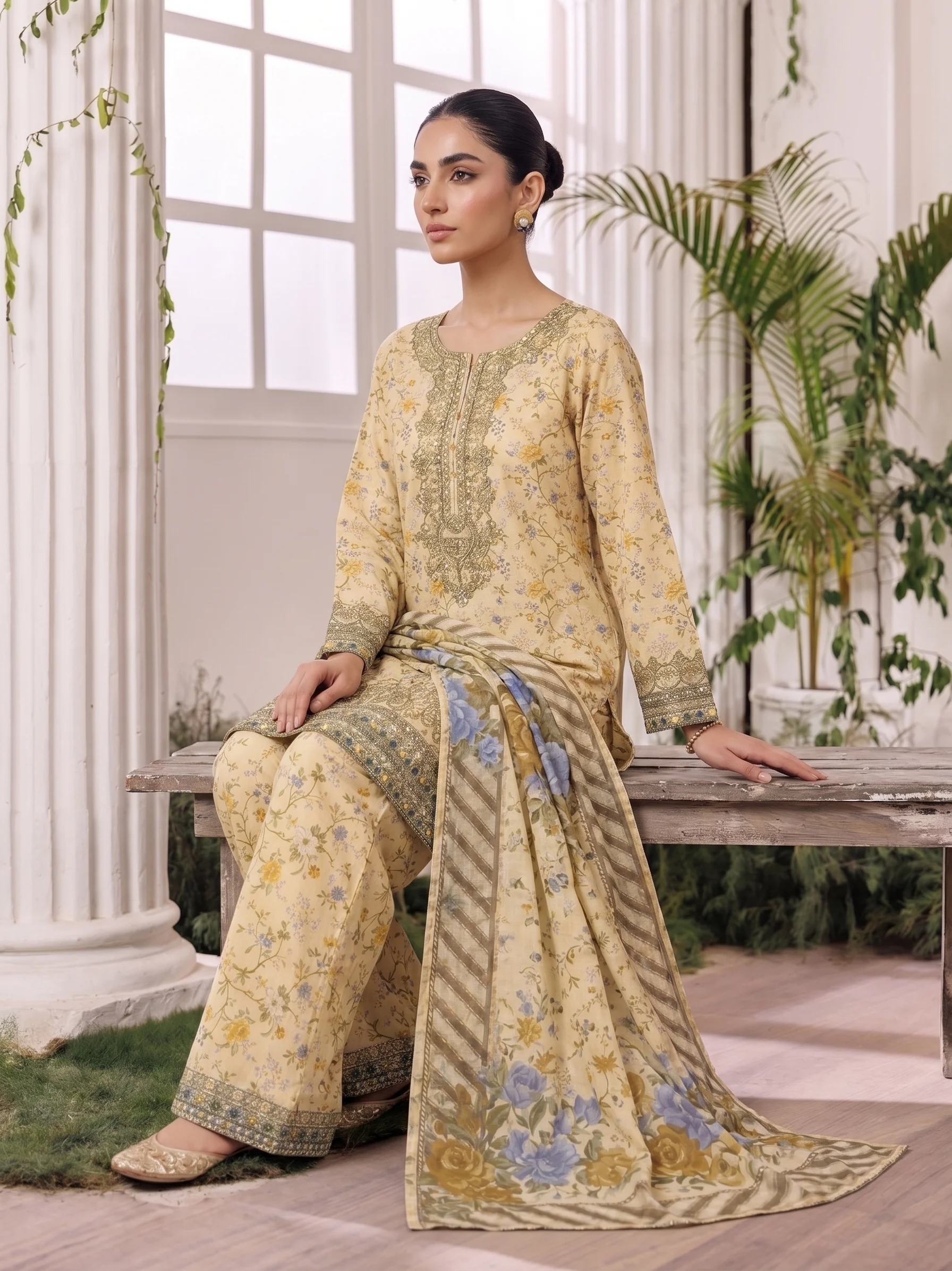 ZC-16 3PC STITCHED | UNSTITCHED - Image 5