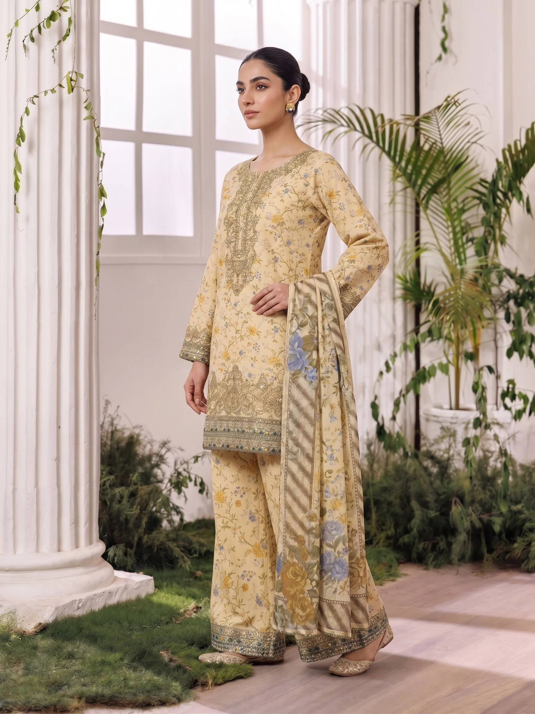ZC-16 3PC STITCHED | UNSTITCHED - Image 6